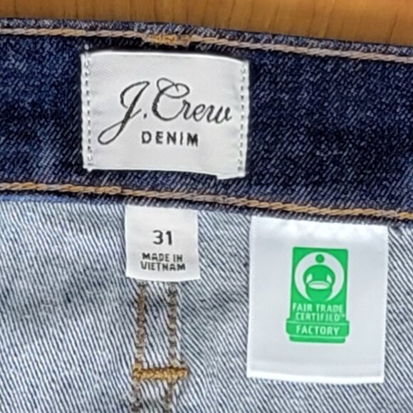J. Crew High Rise Vintage Straight Blue Jeans - 12 - Picture 13 of 13